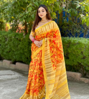 Premium Chandery Silk Saree Code - 4313