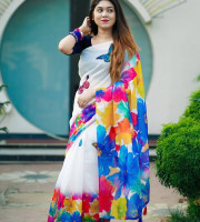 Premium Chanderi Silk Saree Code - 4319