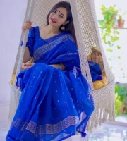2020 -Halfsilk Saree with Blouse Pis