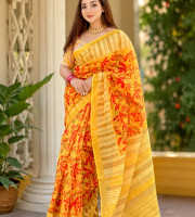 Premium Chandery Silk Saree Code - 4313
